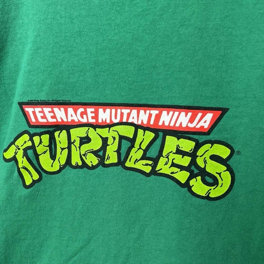 Vintage Y2K 2003‎ Teenage Mutant Ninja Turtles TMNT Logo T-Shirt Size Large